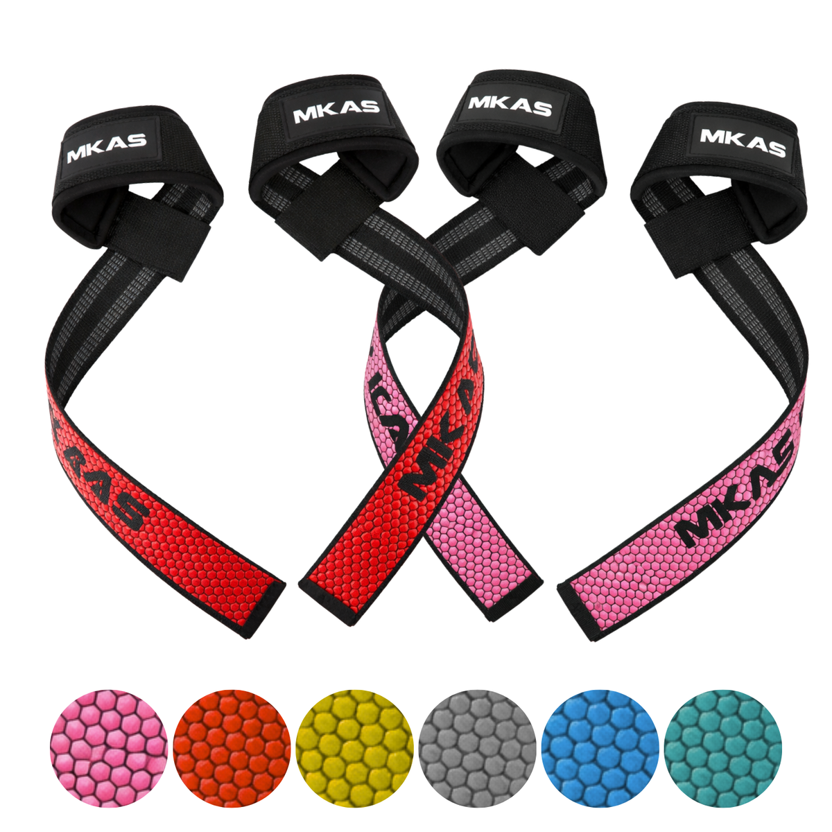 Straps de Levantamiento MKAS para Gym y Pesas